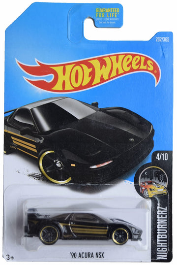 Hot Wheels '90 Acura NSX, Nightburnerz 4/10 [Black]