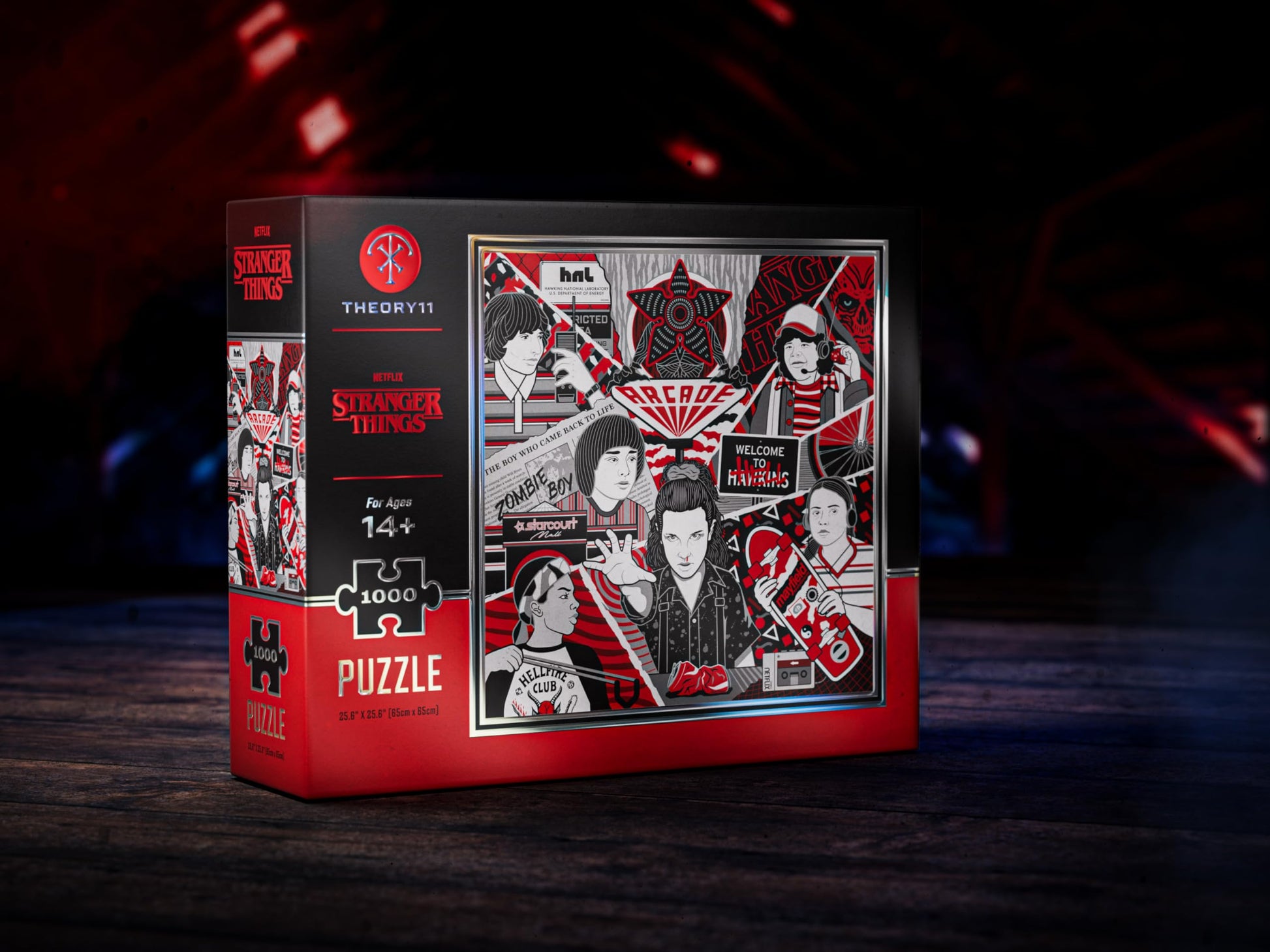 theory11 Stranger Things Jigsaw Puzzle - 1,000 Piece Jigsaw Puzzle - Officially Licensed Stranger Things Merchandise & Collectibles - Precision Fit