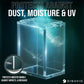 Dinavio Crafthouse 3 Pack PKMN Booster Bundle Acrylic Case with Stackable Grooves - 8mm+5mm, N52 Magnets - Compatible Up to Phantasmal Flames