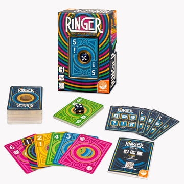 MindWare Ringer Family Card Game - Portable Card Game for Travel & Game Night - Easy to Learn, Fun to Play