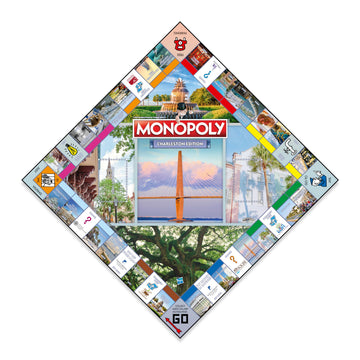 Monopoly Board Game Charleston Edition: 2-6 Players Family Board Games for Kids and Adults, Board Games for Kids 8 and up, for Kids and Adults, Ideal