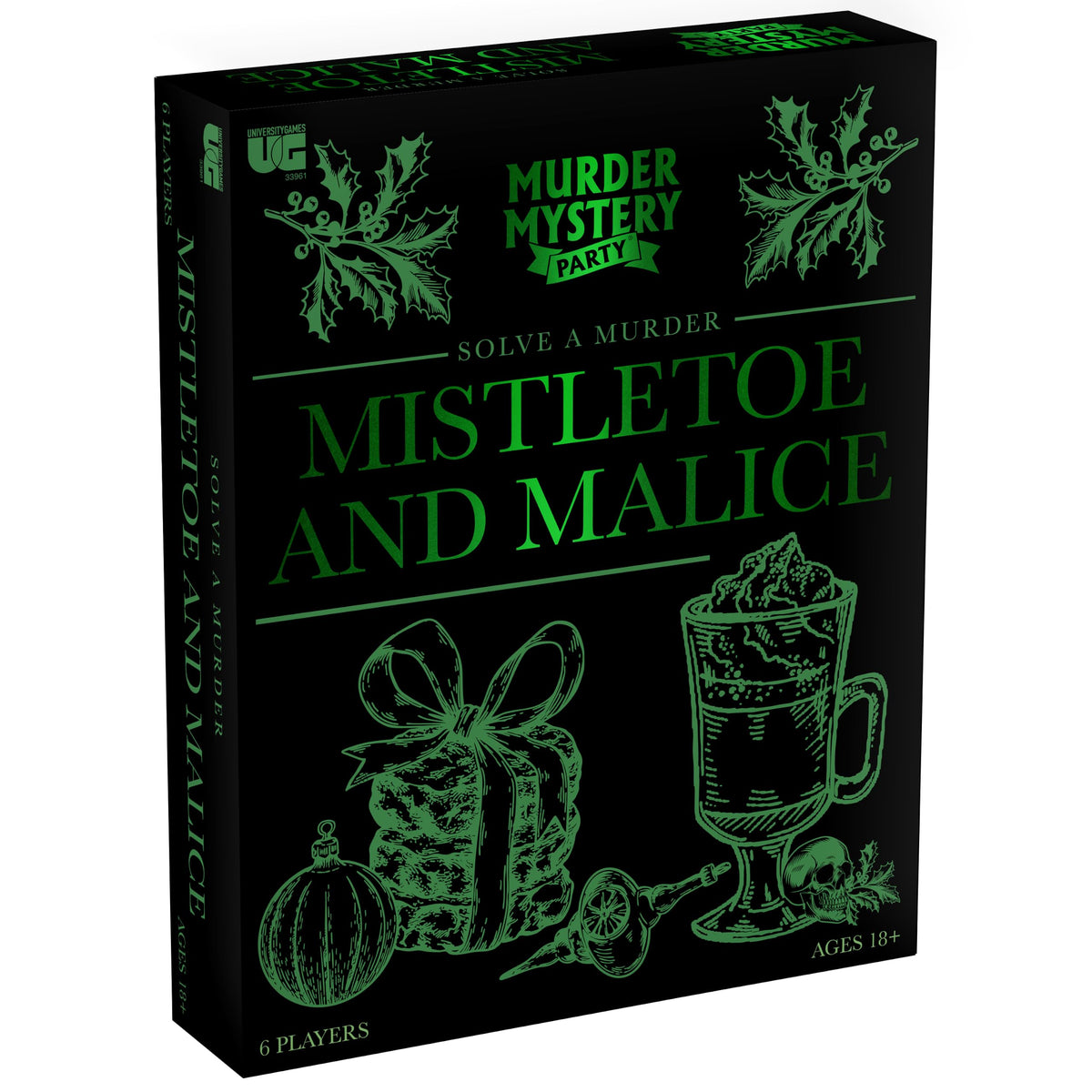 Mistletoe & Malice Murder Mystery Party Game for Adults, Ages 16+
