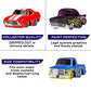 CarTuned Series 1-8 Pack, Diecast Vehicle, Ages 6+ Years