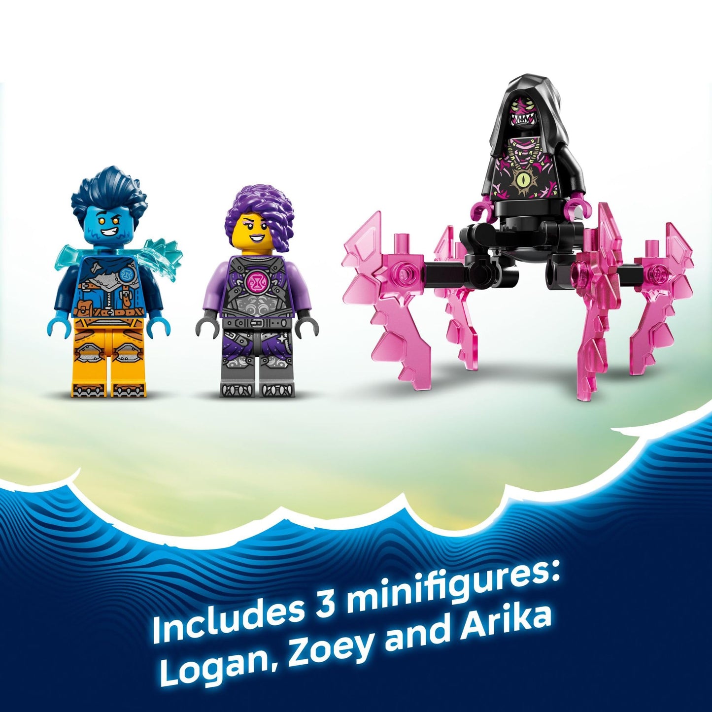 LEGO DREAMZzz Crocodile Submarine Building Toy for Boys & Girls - Pretend Play Set for Kids, Ages 8+, W/2 Build Options - Includes 3 Minifigures