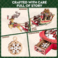 ROBOTIME 3D Wooden Puzzle for Adults - A Relaxing & Creative Wood Craft Model Kit to Build an Elegant Christmas Display for Home Decor