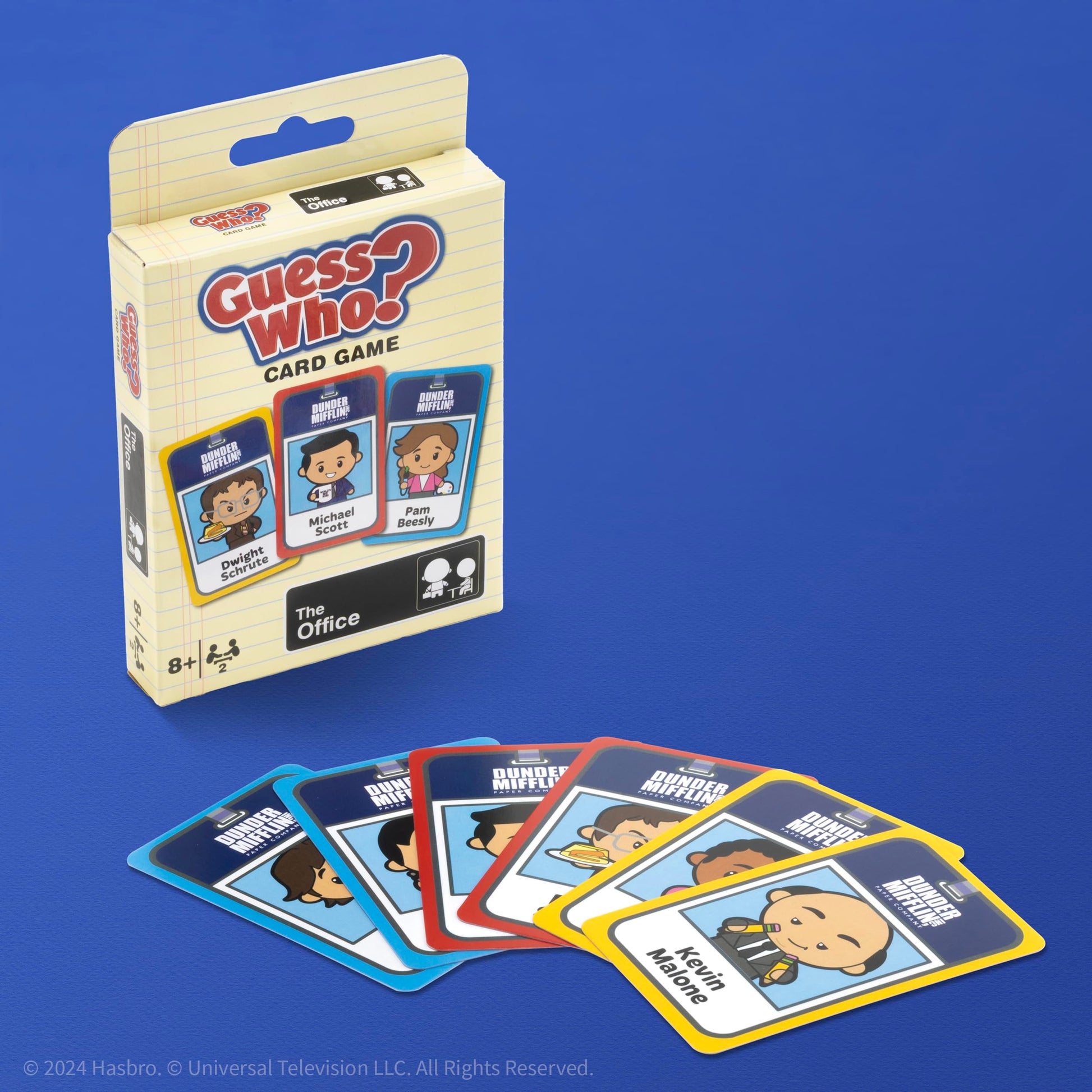 Guess WHO? Card Game: The Office, Featuring 20 Characters, Michael Scott, Jim Halpert, Pam Beesly and More, Family Friendly Deduction, 2 Players