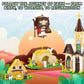 Nubee Jesus Christian Nativity 3-in-1 Building Blocks Set, Jesus Resurrection & Church Easter Decor, Religious Building Toy, Christian Gifts, Easter