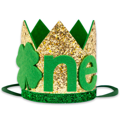 MUWEOL St. Patrick's Day First Birthday Crown