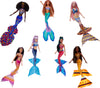 Mattel Disney The Little Mermaid Ultimate Ariel Sisters 7-Pack Set, Collection of 7 Fashion Mermaid Dolls, Toys Inspired by The Movie