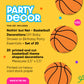 Big Dot of Happiness Nothin' but Net - Basketball Decorations DIY Baby Shower or Birthday Party Essentials - Basketball Birthday Decorations - Party