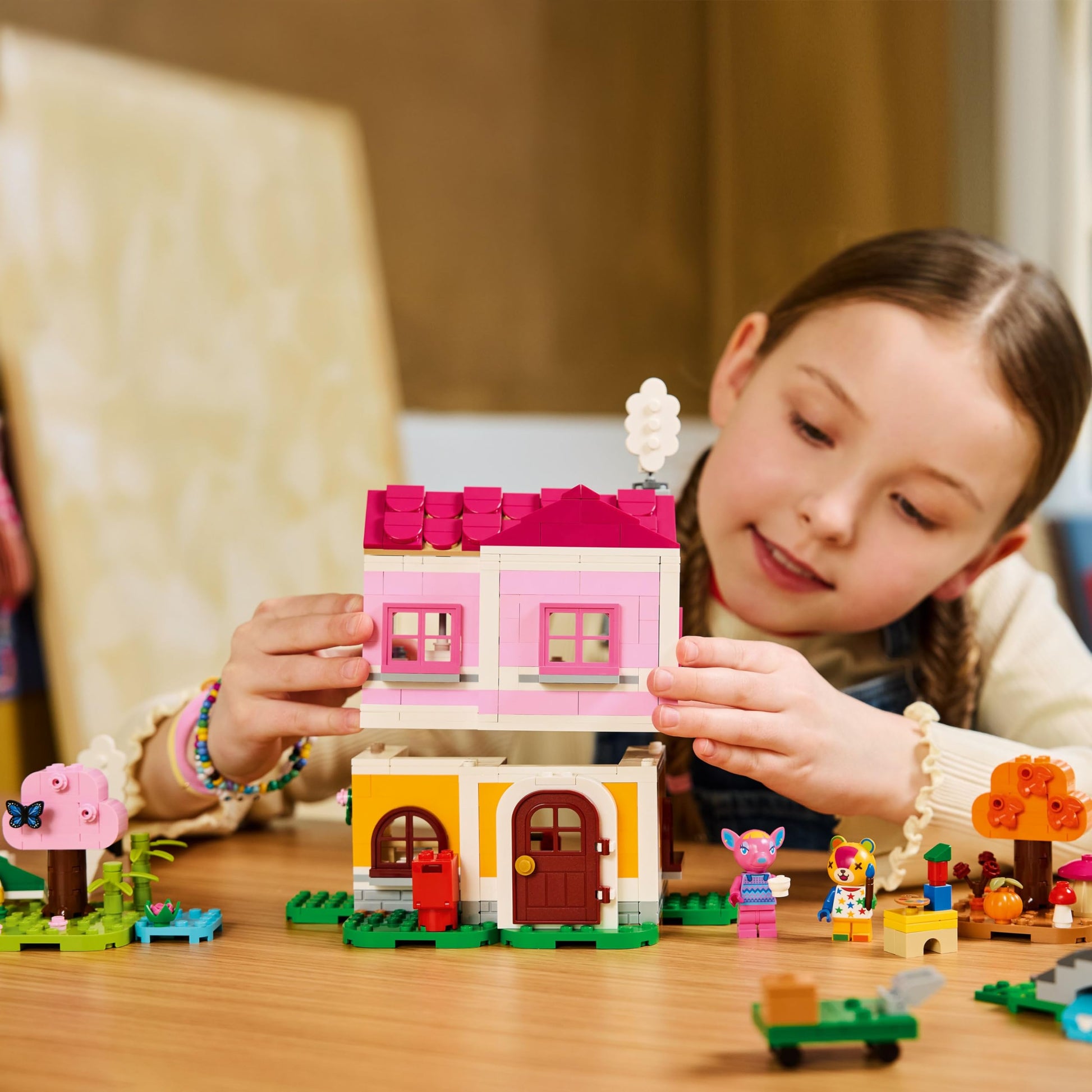 LEGO Animal Crossing Creative Houses: Seasons of Fun Building Toy - Pretend Play Set for Girls & Boys, Ages 7+ - Create 2 Houses W/1 Set of Building
