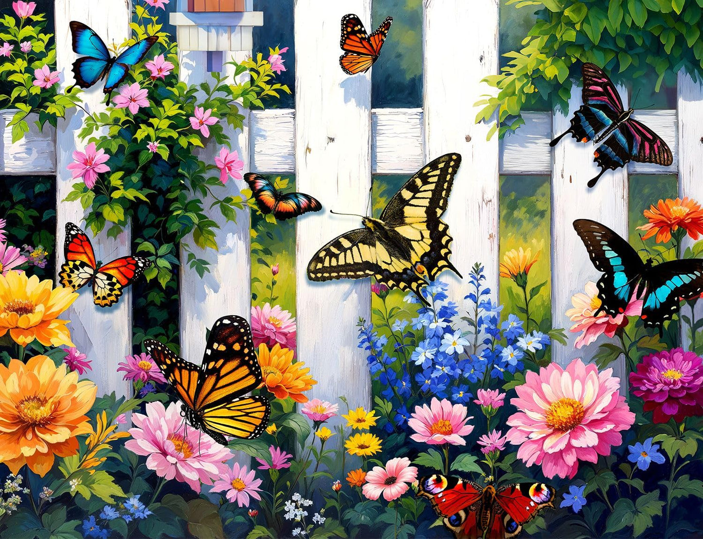 Springbok Butterfly Haven 500 Piece Jigsaw Puzzle for Adults