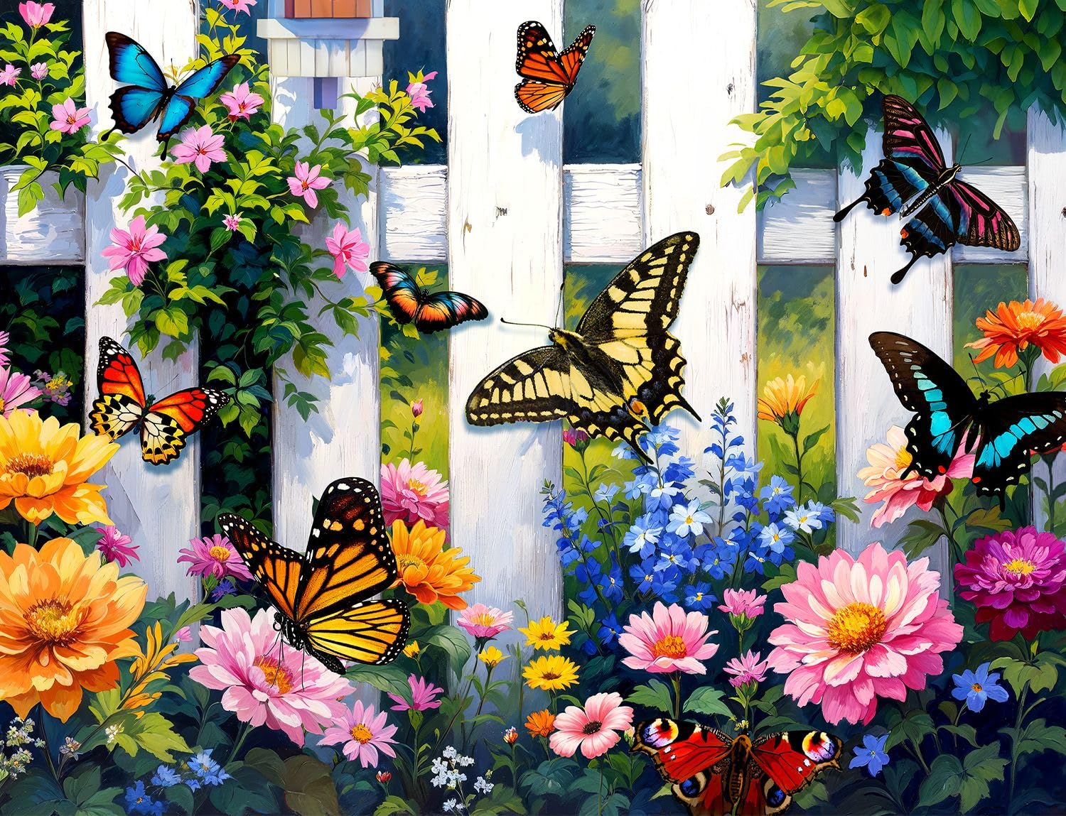 Springbok Butterfly Haven 500 Piece Jigsaw Puzzle for Adults