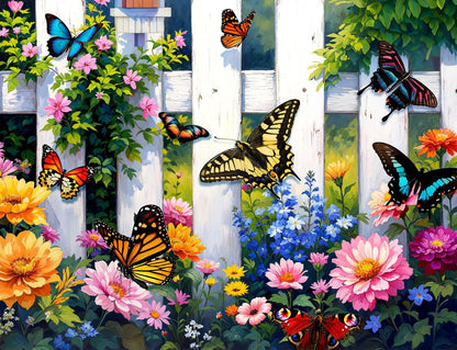 Springbok Butterfly Haven 500 Piece Jigsaw Puzzle for Adults