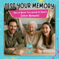 TDC Games Senior Moments Travel Edition - Memory Card Game for Adults, Pocket-Size Travel Card Game with 46 Memory Cards and Instructions, Quick Play