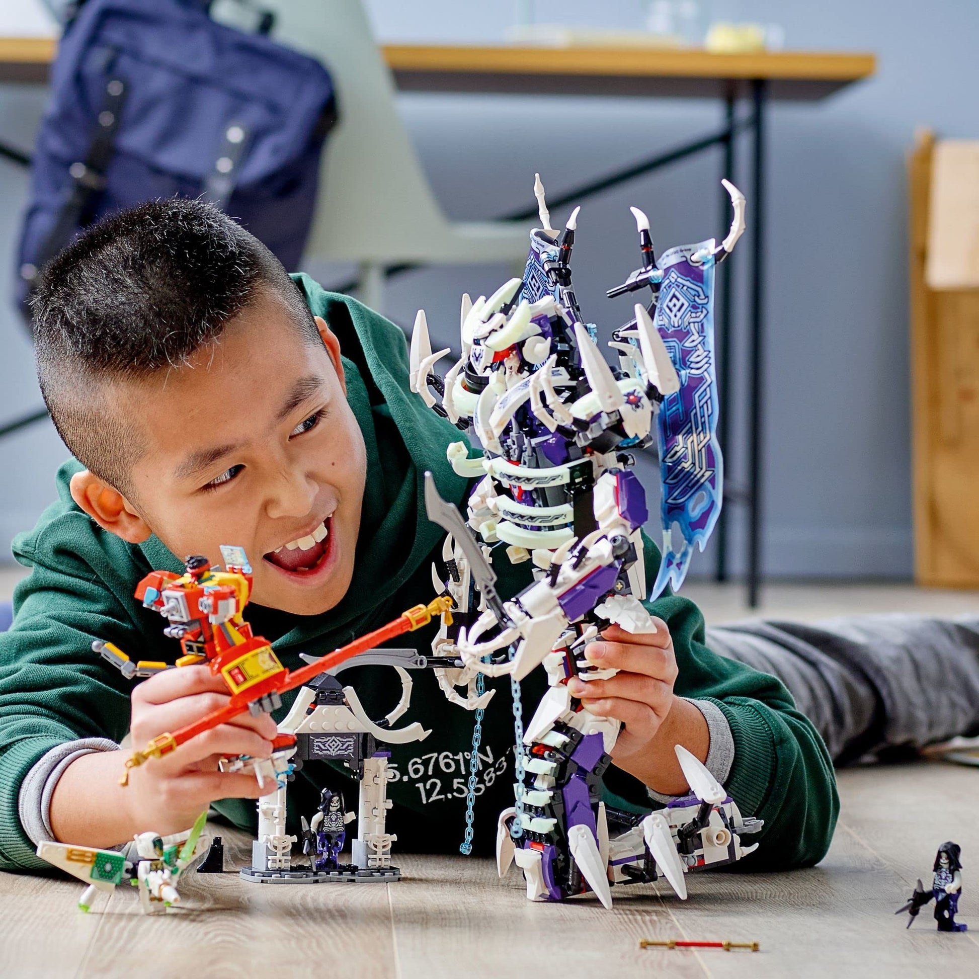 LEGO Monkie Kid The Bone Demon 80028 Creative Toy Building Kit; Awesome Play-as-You-Build Set for Kids (1,375 Pieces)