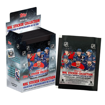 2024-2025 TOPPS NHL Hockey Sticker Collection - 50 Packs Per Box