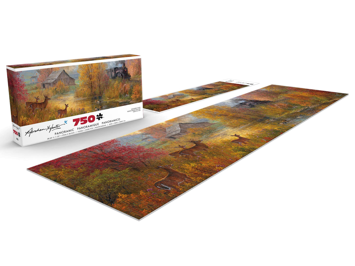 Buffalo Games - Southern Rails - 750 Piece Fall Jigsaw Puzzle for Adults