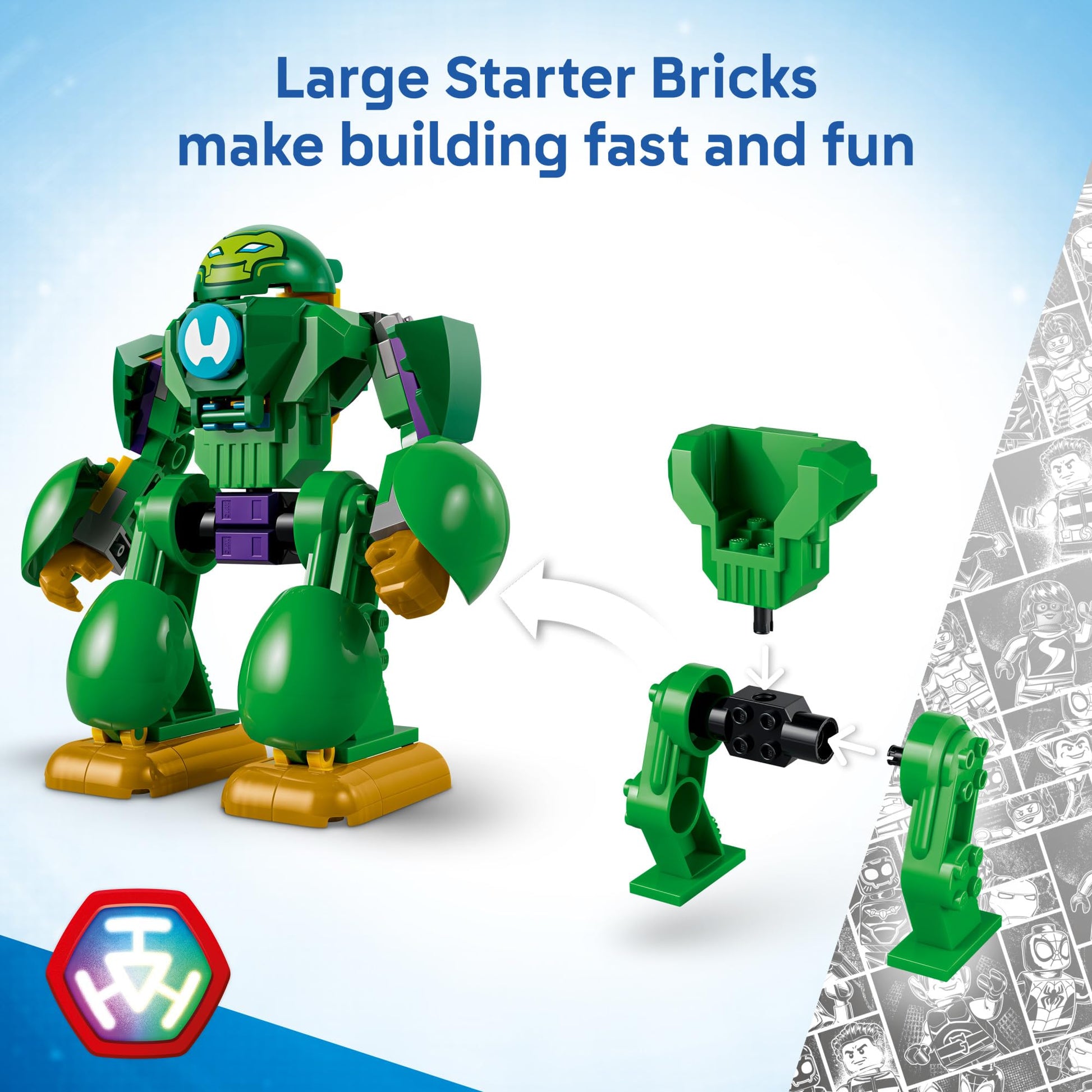 LEGO Marvel Iron Man and His Awesome Friends Loki vs. Team Iron Man 11211
