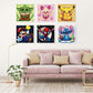 Baiwanerxiang Diamond Art Kits for Kids Ages 8-12, 6 Pcs Diamond Painting for Kids Full Drill Diamond Art Gem by Number for Kids Mosaic DIY Craft
