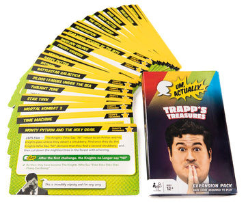 Um, Actually Trapp's Treasures Expansion Pack | Designed to be Added to The Um, Actually Trivia Game by Wiggles 3D