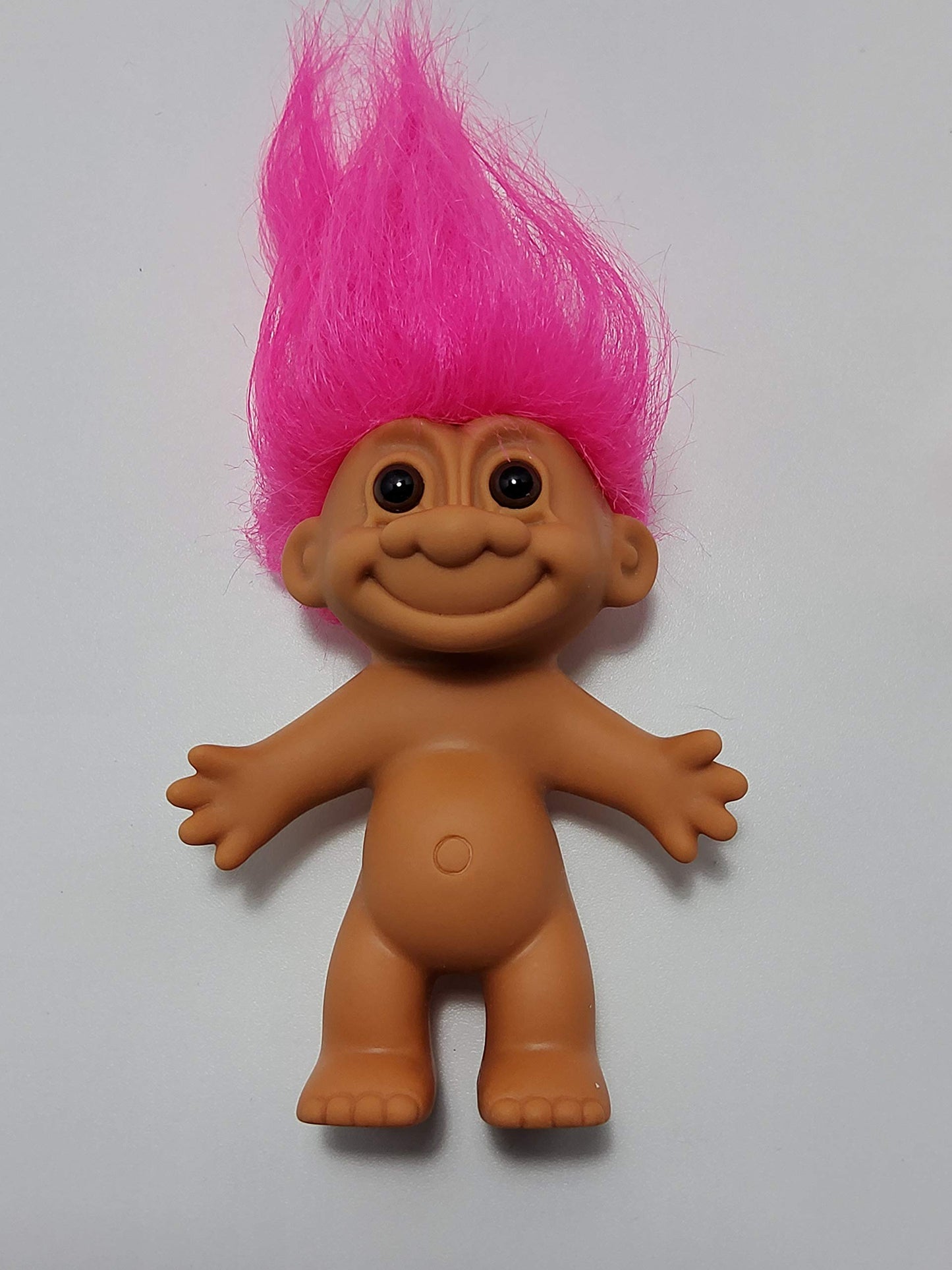 Troll Doll Pink Hair Vintage Retro