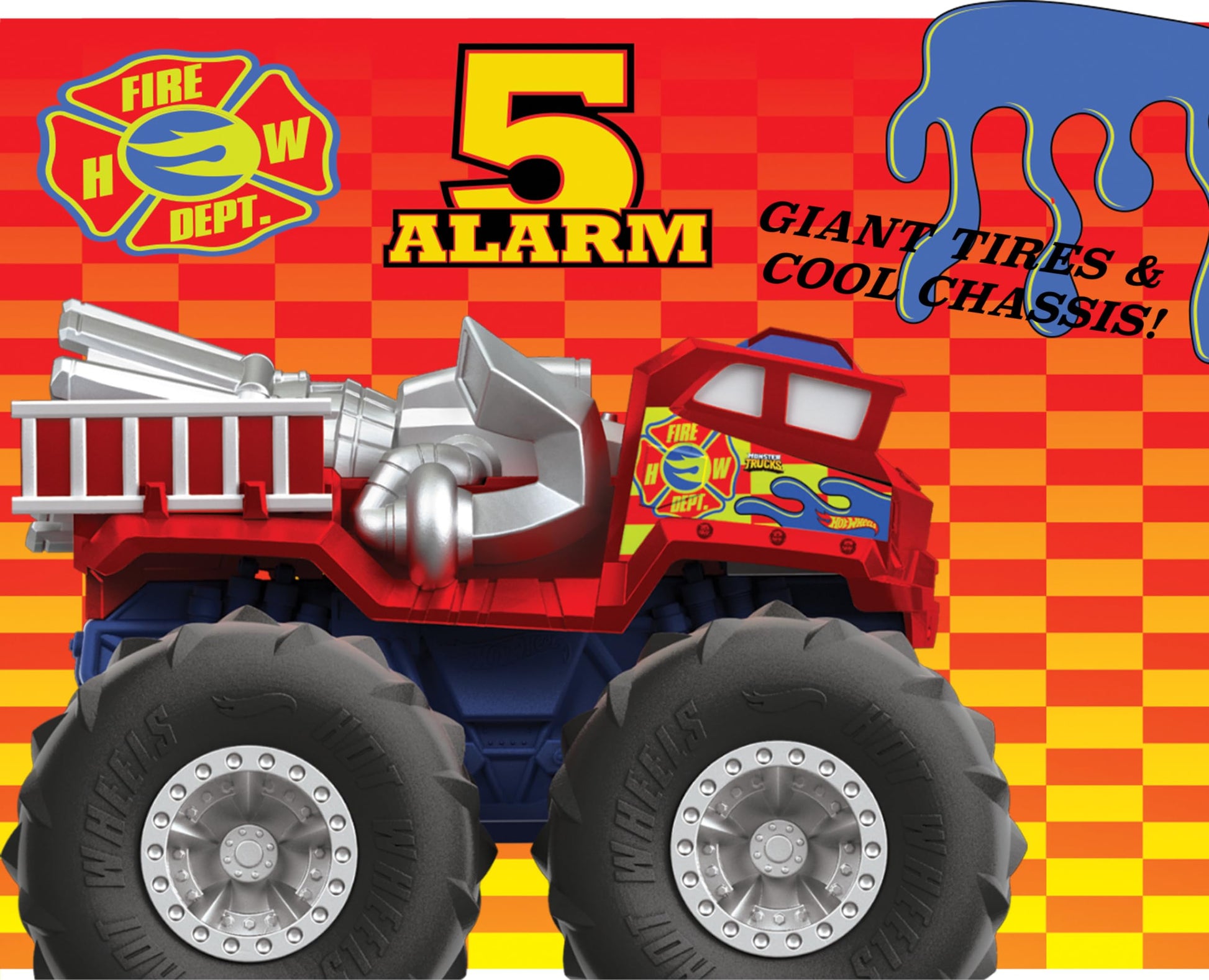 Hot Wheels Monster Trucks Twisted Tredz Vehicles, Creature-Themed 1:43 Scale Toy Truck with Pull-Back Motor & Giant Wheels, Gift for Kids Ages 3 Years