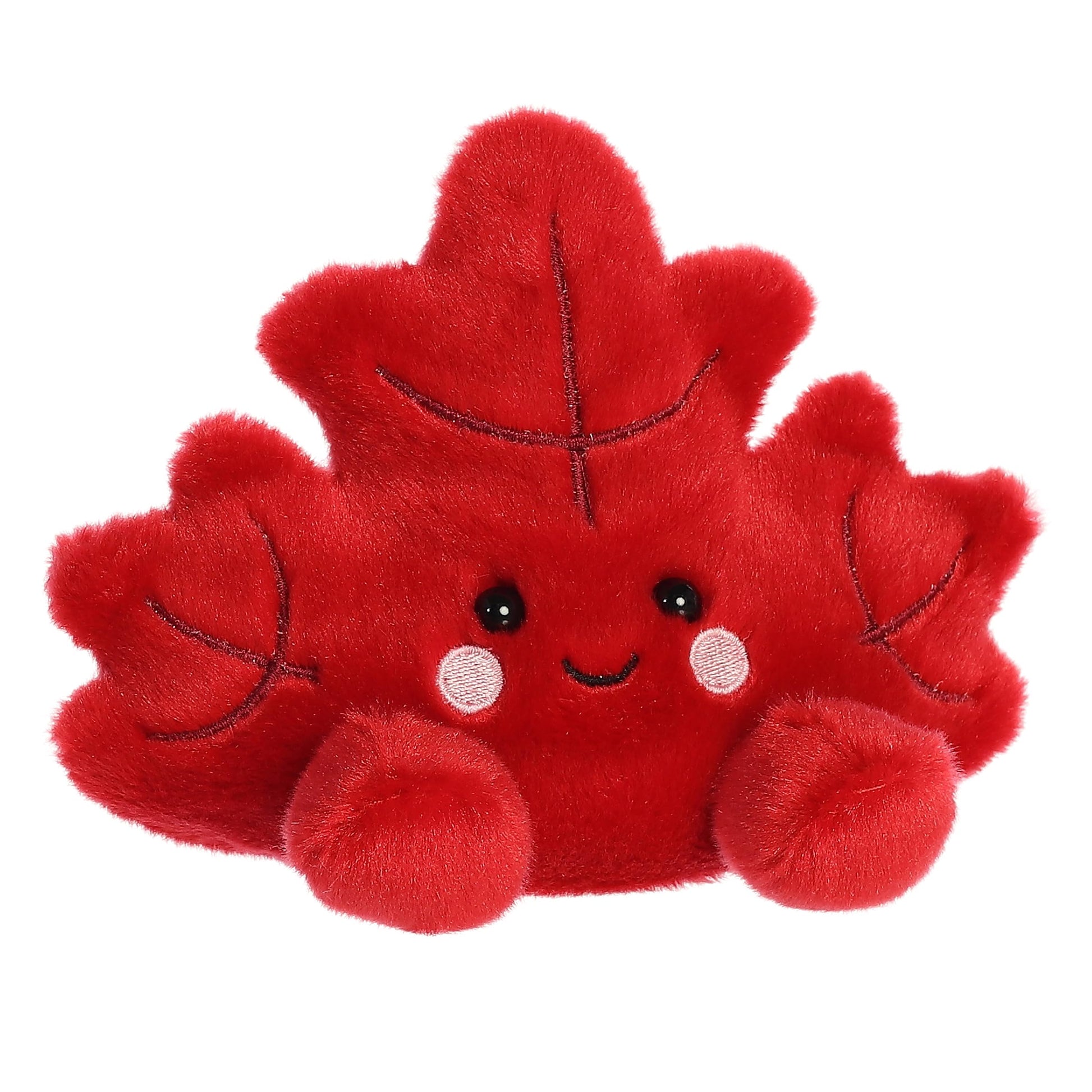 Aurora® Adorable Palm Pals™ Fall Maple Leaf™ Stuffed Animal - Fun Collectible Plush for Kids and Adult Collectors - Perfect for Decorating Rooms