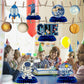 12Pcs First Trip Around The Sun One Letter Table Party Supplies Outer Space 1st Birthday Honeycomb Centerpiece Party Decoration Planets Solar System