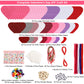 Valentine's Day Crafts for Kids - 361PCS DIY Heart Craft Set for School Gift, 108 Hearts, 50 Googly Eyes, 60 Pom Poms, 36 Wooden Beads, Craft Supplies