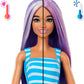 Barbie Pop Reveal Doll & Accessories, Sea Slushy Series Fashion Doll & Pet, 8 Surprises Includes Sensory Slime, and Color Change Hair