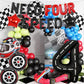 Need Four Speed Birthday Decoration Need Four Speed Balloons Backdrop Racing Car 4th Birthday Decoration Boys Race Car Themed 4th Bday Party Supplies