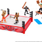 Mattel WWE Knuckle Crunchers Rebound Ring Playset, Includes 2.5-inch Seth Rollins Action Figure with Crunching Joints, Accessories & Flex Mat