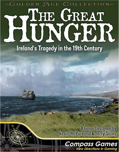 Compass Games The Great Hunger, Ireland's Tragedy in The 19th Century, Strategy Board Game, 2-5 Players, for Adults Ages 18+