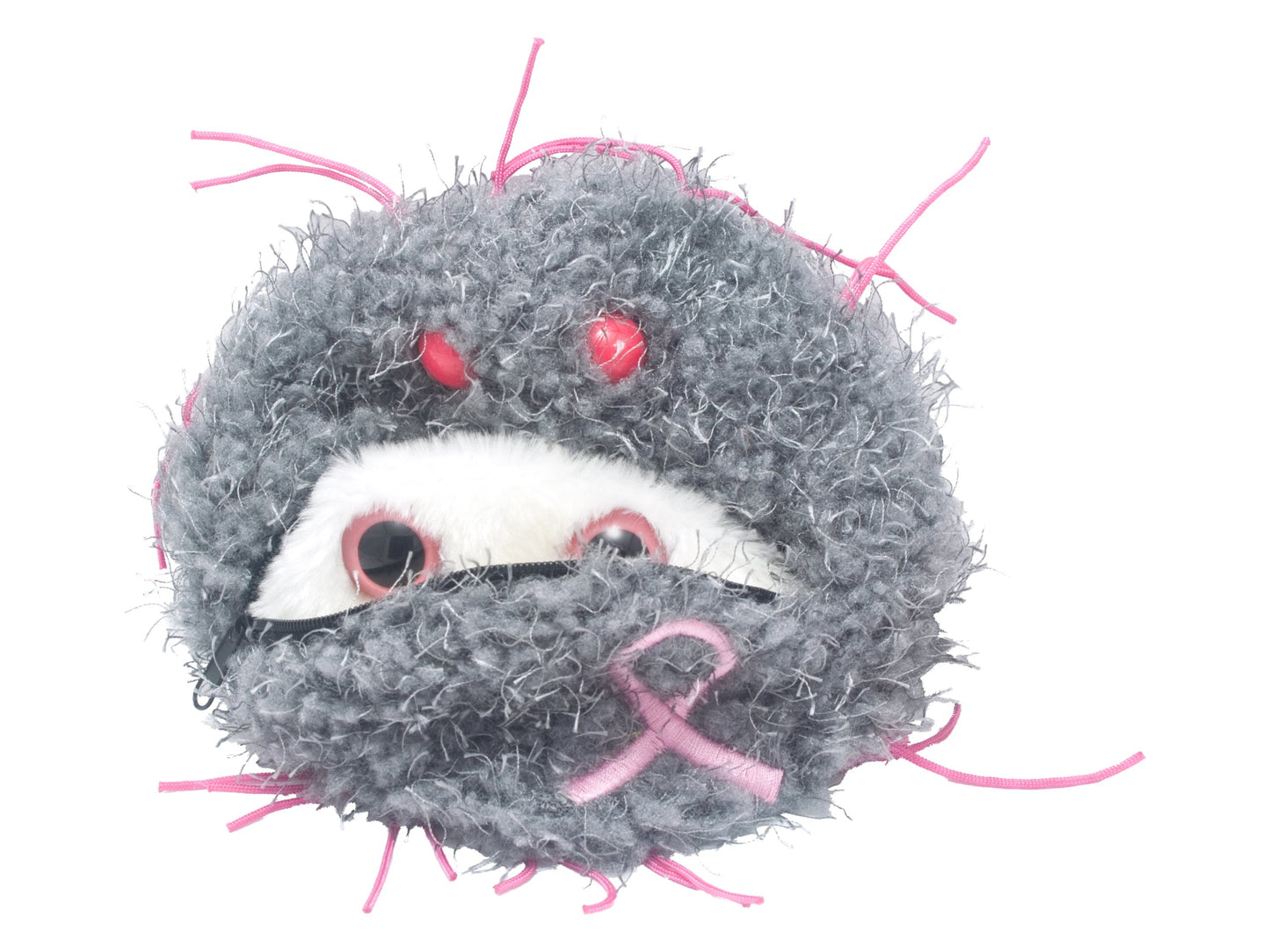 GIANT MICROBES Breast Cancer Plush, Transforms to Healthy Cell, Inspirational Comfort & Recovery Gift for Chemo Patients, Breast Cancer Gifts