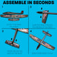 Airplane Toy for Kids - 3 Pack Safe & Easy to Throw Foam Airplanes for Kids - Outdoor Toys Glider Plane Toys - Yard Game Gifts for Boys & Girls