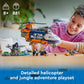 LEGO City Jungle Explorer Helicopter Toy at Base Camp - Kids Toy Adventure Building Set for Boys & Girls, Ages 8+ - with 5 Minifigures & Gorilla
