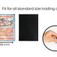 Premium Preferred Protection 100 Black Holographic Card Sleeves Perfect Fit Shiny Trading Card Sleeves Standard Size Sleeves | Compatible with