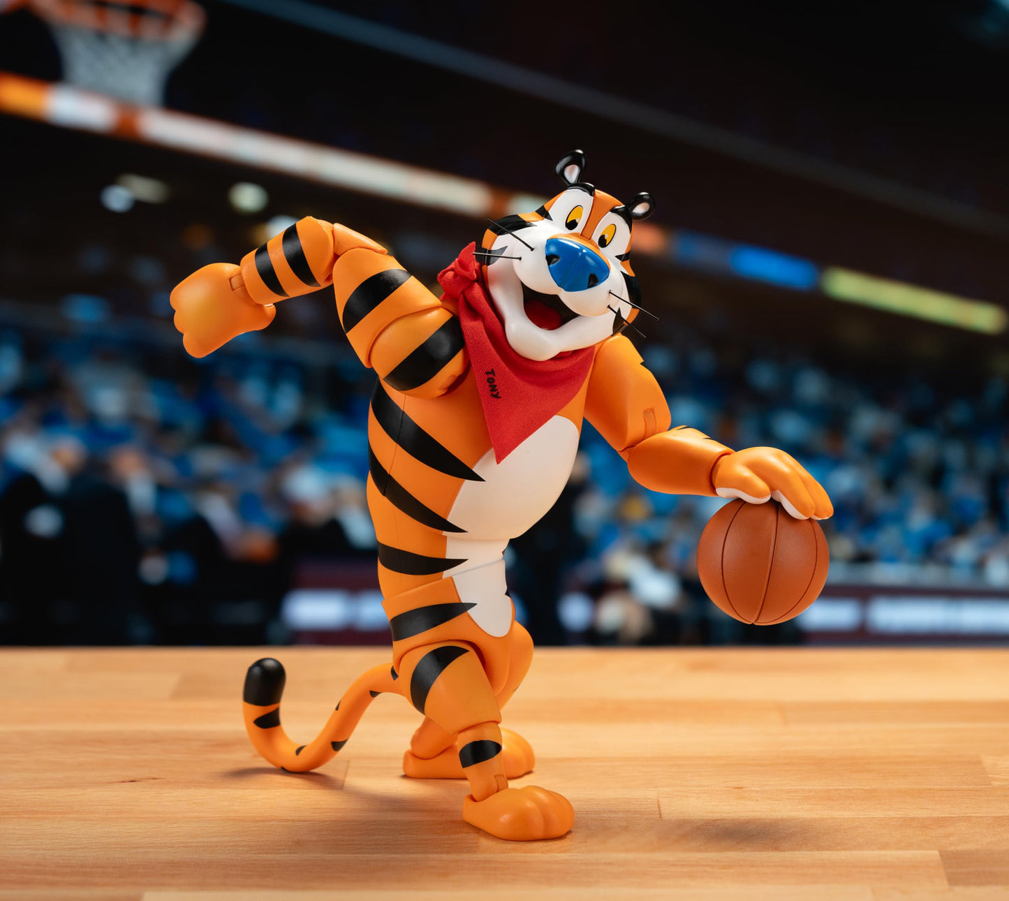 Jada Tony The Tiger Frosted Flakes 6" Action Figure, Highly Articulated, Collectible, Nostalgic Detail, Exclusive Packaging