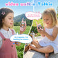 2 Pack Walkie Talkies for Kids, Rechargeable Kids Video Walkie Talkies with Camera & Voice Changer, Long Range Video Chat Toy for Age 3-12, Indoor