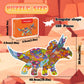 GIVEITALL Irregular Jigsaw Puzzles for Kids Ages 4-6 Year Old,Triceratops