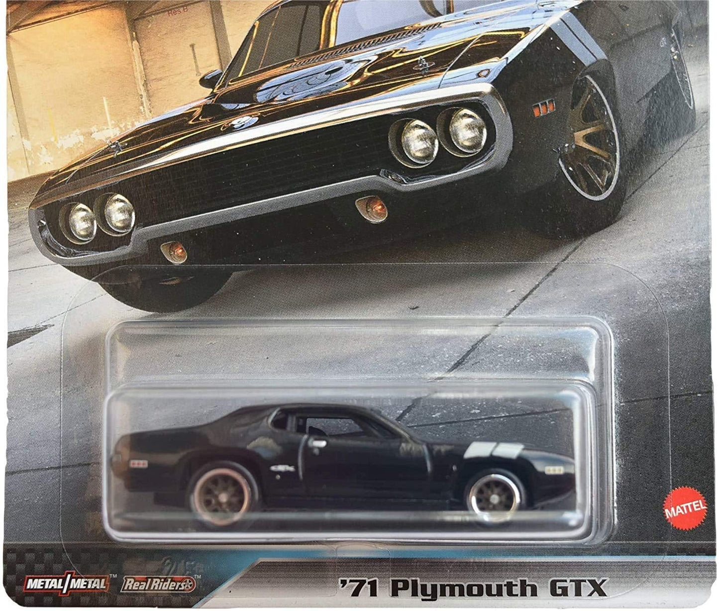 Mattel Hot Wheels Fast & Furious Full Force '71 Plymouth GTX 3/5, Black