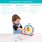 Melissa & Doug Turn & Tell Wooden Clock - Educational Toy with 12+ Reversible Time Cards