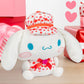 Cinnamoroll 8 Inch Hearts Valentine's Day Plush - Officially Licensed Hello Kitty & Friends - Authentic Collectible Stuffed Animal Holiday Toy - Gift