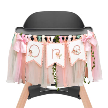 Upfirst Flower Fairy Highchair Banner