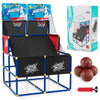 Goplus Kids Basketball Arcade Game, Dual Shot Basketball Game for 2 Players with 4 Balls & Inflation Pump, Indoor Outdoor Sport Play Birthday Gift