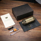 Cryptex Da Vinci Code Money Puzzle Box with Hidden Compartments Valentine's Day Gifts for Girlfriend Gifts for Men (Brass)