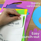 FreshCut Crafts Easter Devotional Matthew 28:6 "He is Risen Punch-Out Paper Bible Craft Kit 12 Pack: Creative Easter Verse & Color Creation Ideas