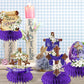 Easter Table Decorations He is Risen Honeycomb Centerpiece 12Pcs Religious Easter Paper Centerpieces Christian Jesus Cross He Lives Table Centerpieces