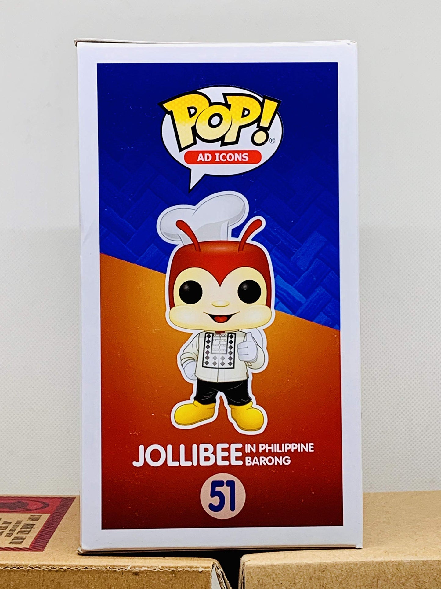 POP! Ad Icons Jollibee in Barong Glow in The Dark Vinyl Figure #51 (Super Rare Exclusive)